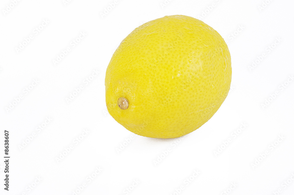 Limone intero sfondo Bianco 1 Limone intero sfondo Bianco 1