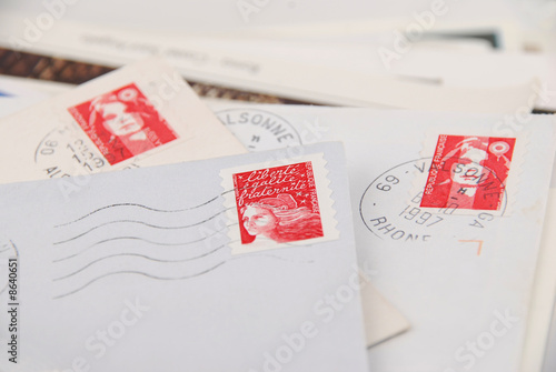 timbres postaux photo