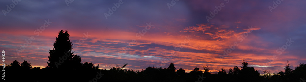 Sonnenuntergang Kiels Süden