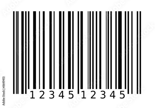 Vector Grafic Barcode 12345