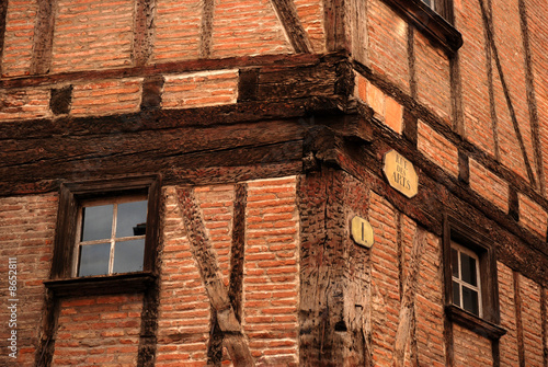 Vieille facade à Toulouse