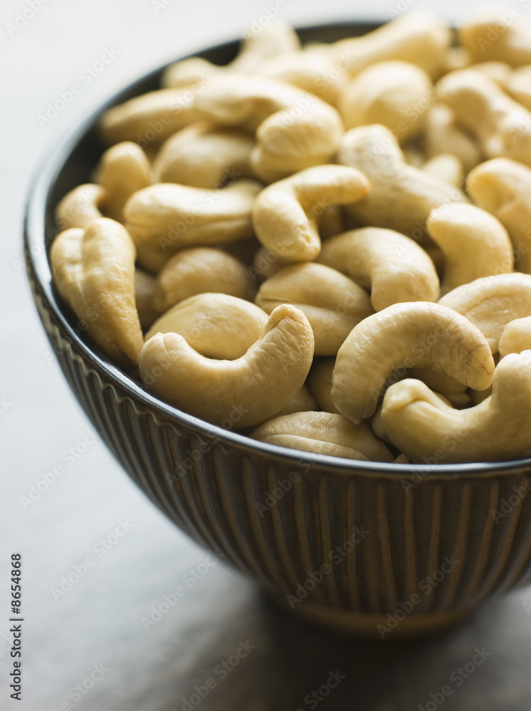 Dish of Roasted Cashew Nuts