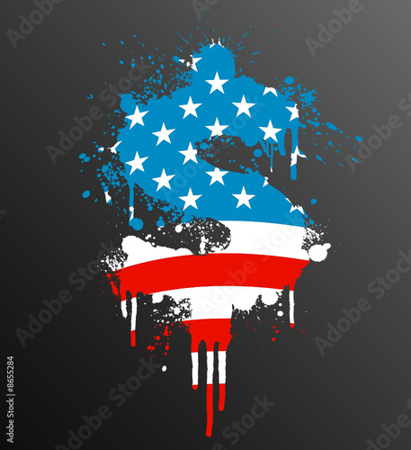 American Dollar splatter element