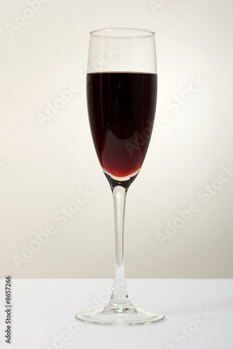 wine in wineglass