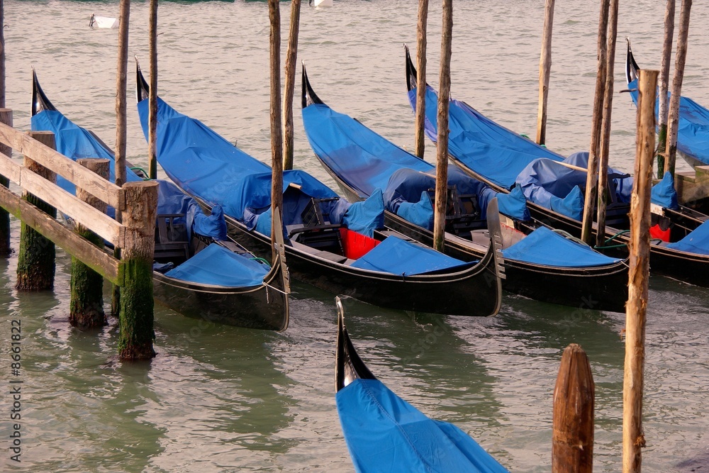 Gondolas in Venice