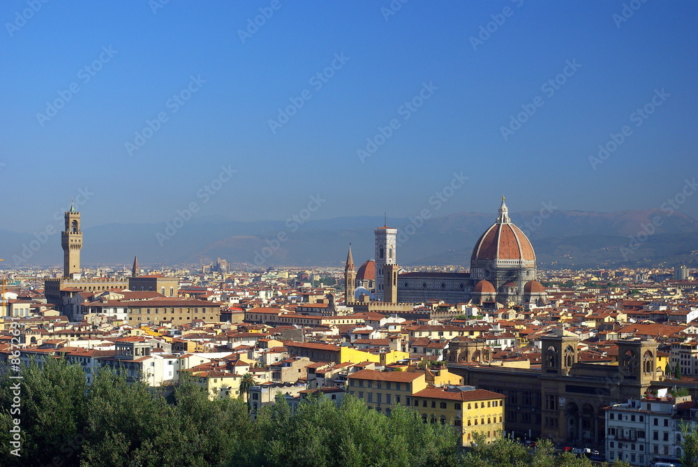 Firenze: panorama dal Piazzale Michelangelo 3