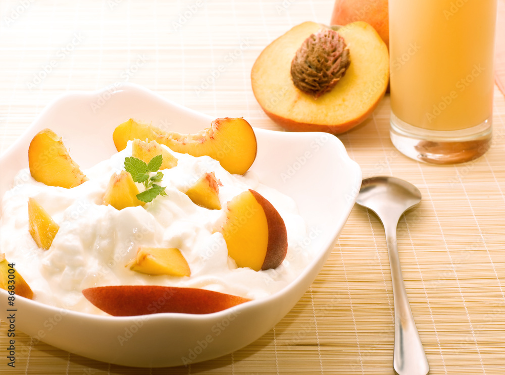 Breakfast in Peach colors