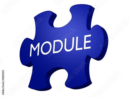 module puzzle illustration