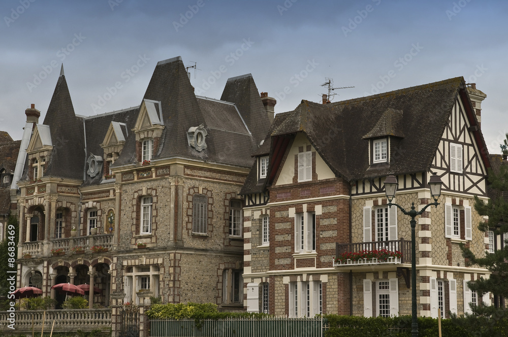 Fototapeta premium maisons normandes