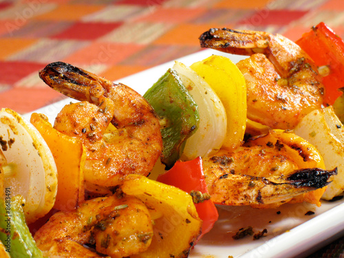 Sizzling Shrimp Kebabs