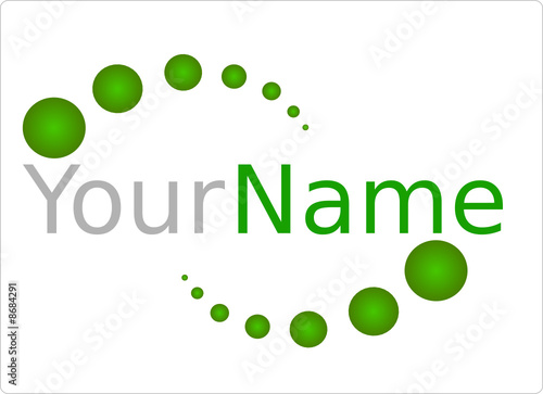Logo grün mit Kreisen