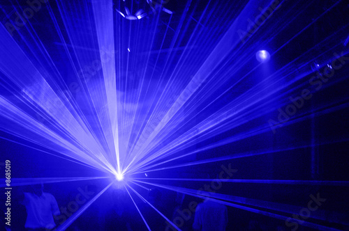 blauer Laser