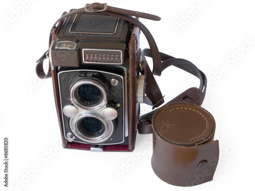 Old photographic camera