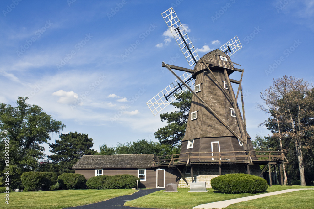 Obraz premium Windmill in Elmhurst
