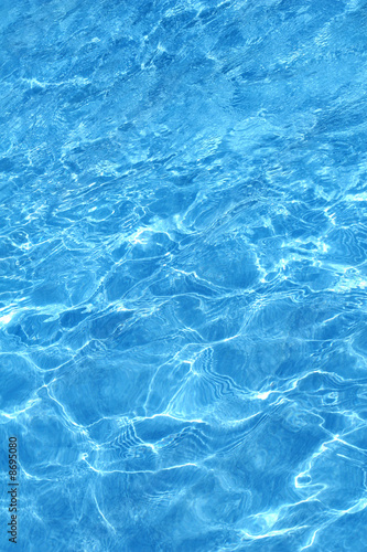 blue pellucid water
