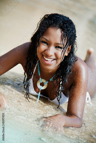 beach fun photo