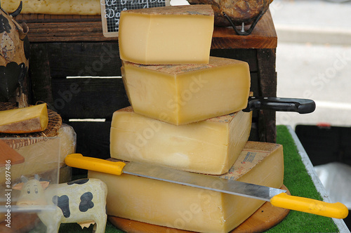 Käse auf dem Markt in Cavaliere