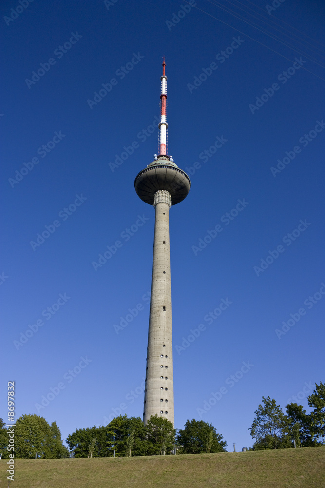 Fototapeta premium Television tower, Lithuania, Vilnius,