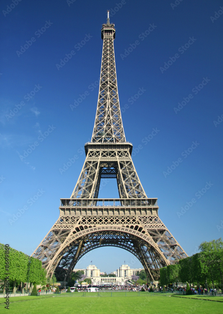 tour eiffel sur le champs de mars