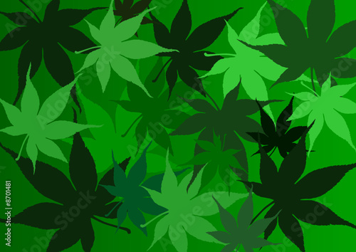 green background
