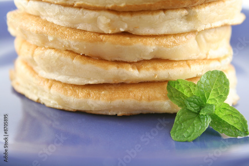 Pancake Stack With Garnish