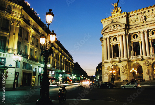 Grand Opera Paris in night photo