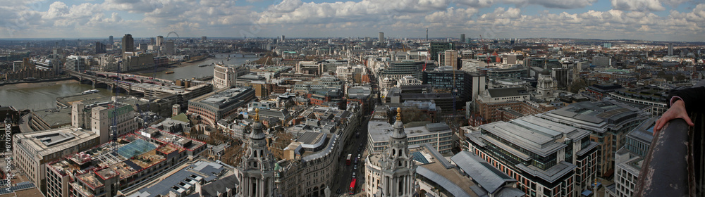 Panorama de Londres depuis Saint Paul