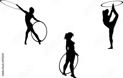 Gymnastique. Vector.