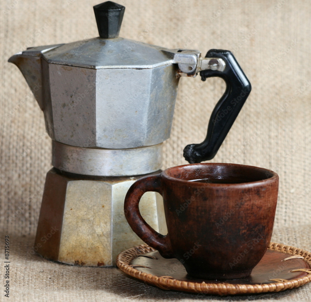 café,tasse,cafetière,italie,italienne Stock Photo | Adobe Stock