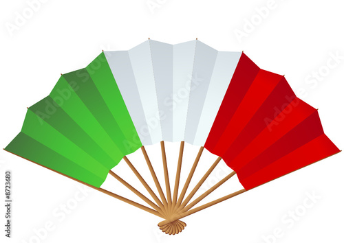 Eventail de l'Italie (détouré)