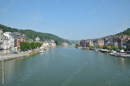 panorama of Dinant - beautiful city in walloon, Belgium