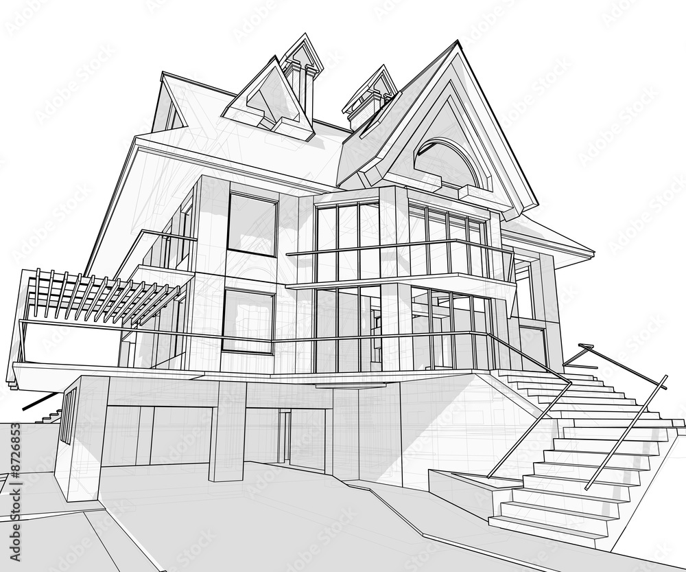34,538 House line drawing Vector Images | Depositphotos
