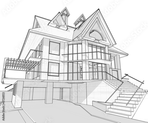 house: technical draw