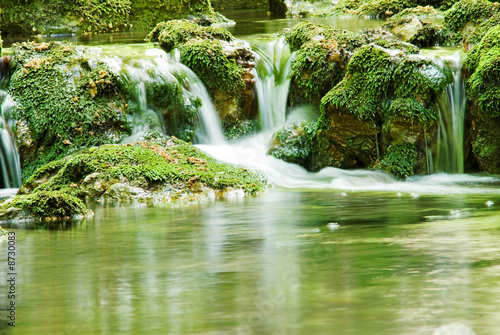 unhurried run of brook