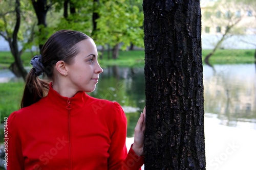 girl in the red © Uriy Badaev