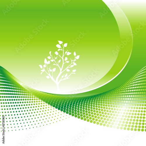 Green Environmental background, vector illustration layers file.