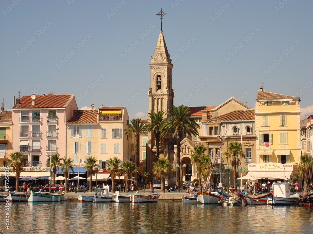 Fototapeta premium Eglise de Sanary sur mer