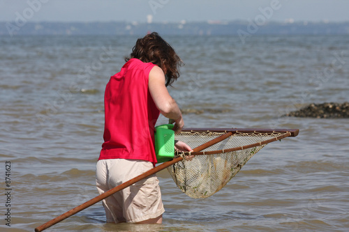 Femme à la pêche photo