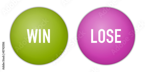 buttons win lose