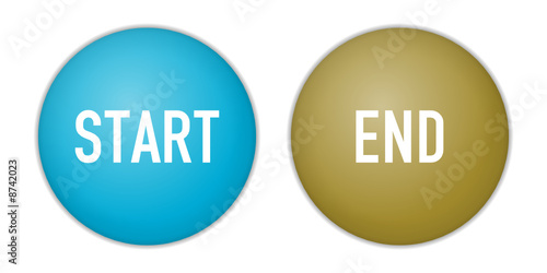 buttons start end