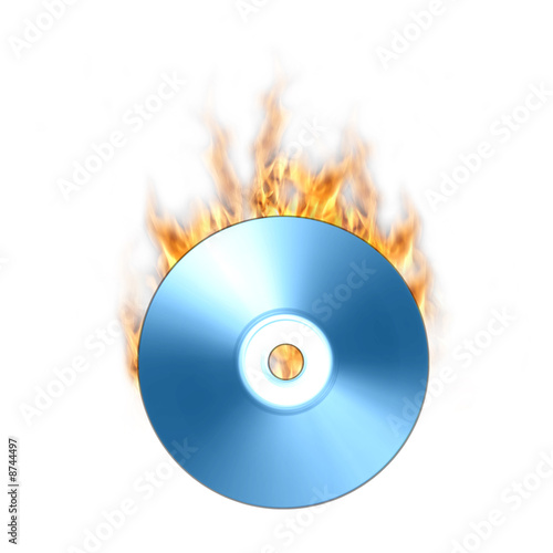 Brennende CD