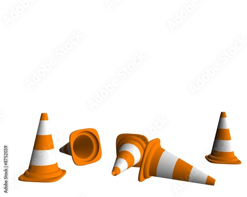 cônes de signalisation