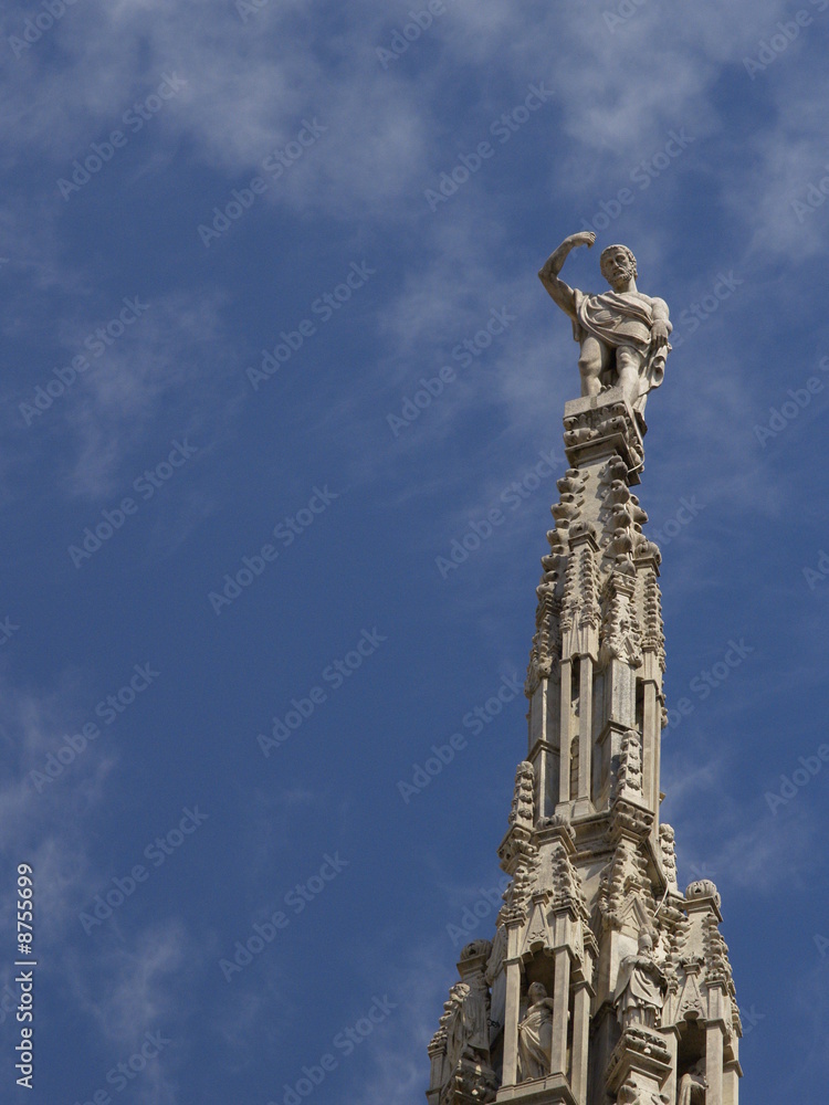 Escultura en la catedral de Milan-3