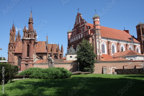St Anne's and Bernardinu Churches in Vilnius
