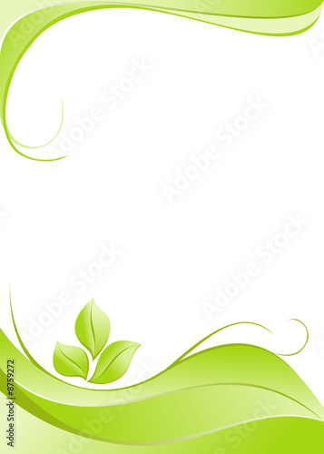 Abstract floral elegance background