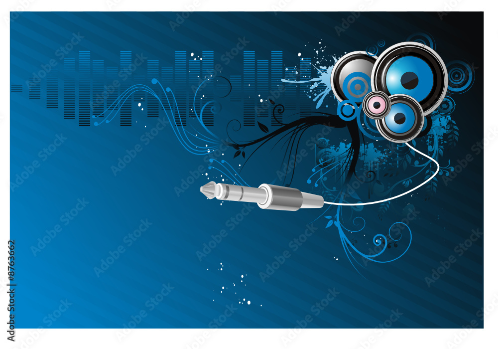 composicion musical en vector