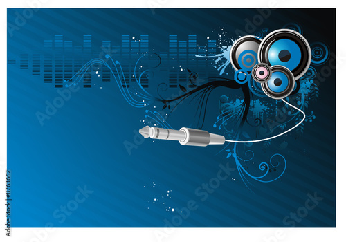 composicion musical en vector