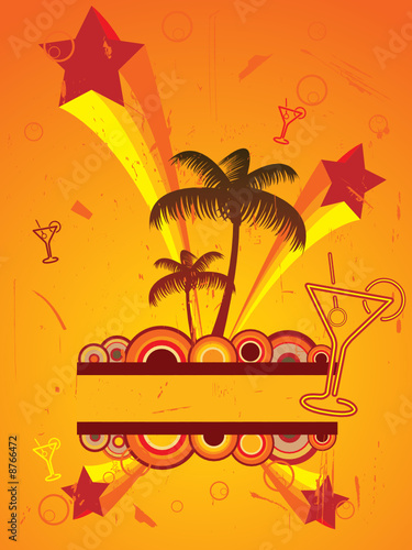 Beach party flier