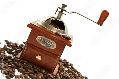 Old-fashioned coffee grinder