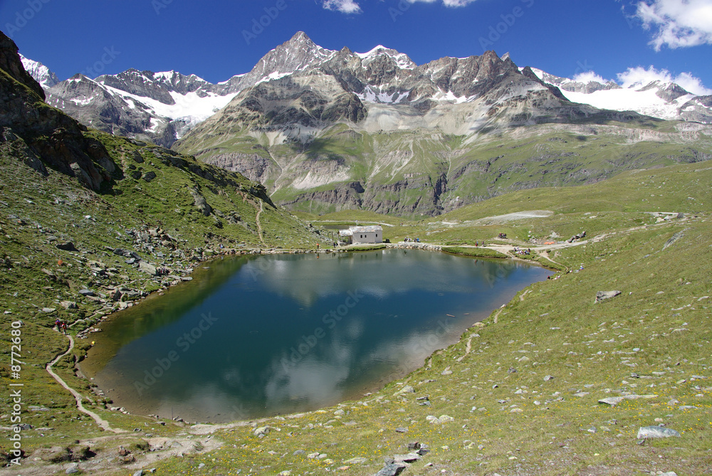 Schwarzseelagune hoch über Zermatt Schwarzseelagune hoch über Zermatt